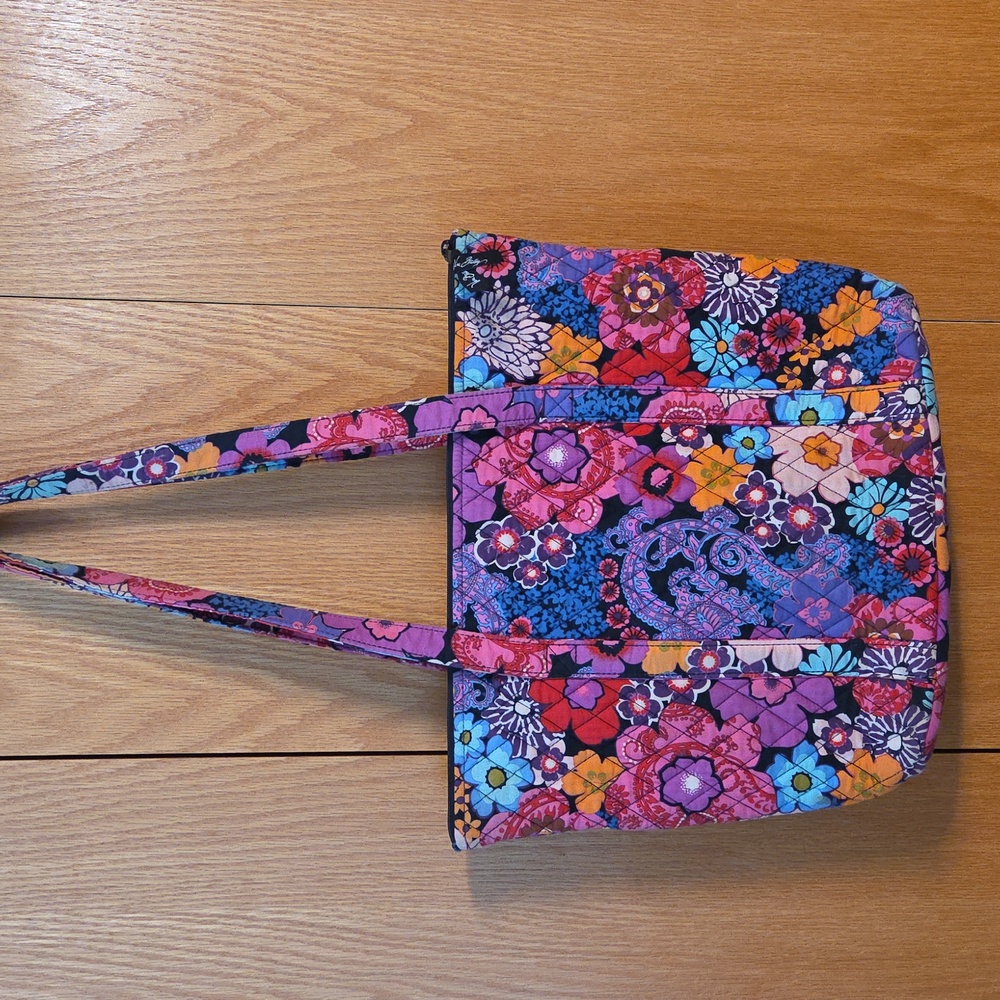 Vera Bradley Tote Bag - Floral Fiesta - Picture 2 of 8